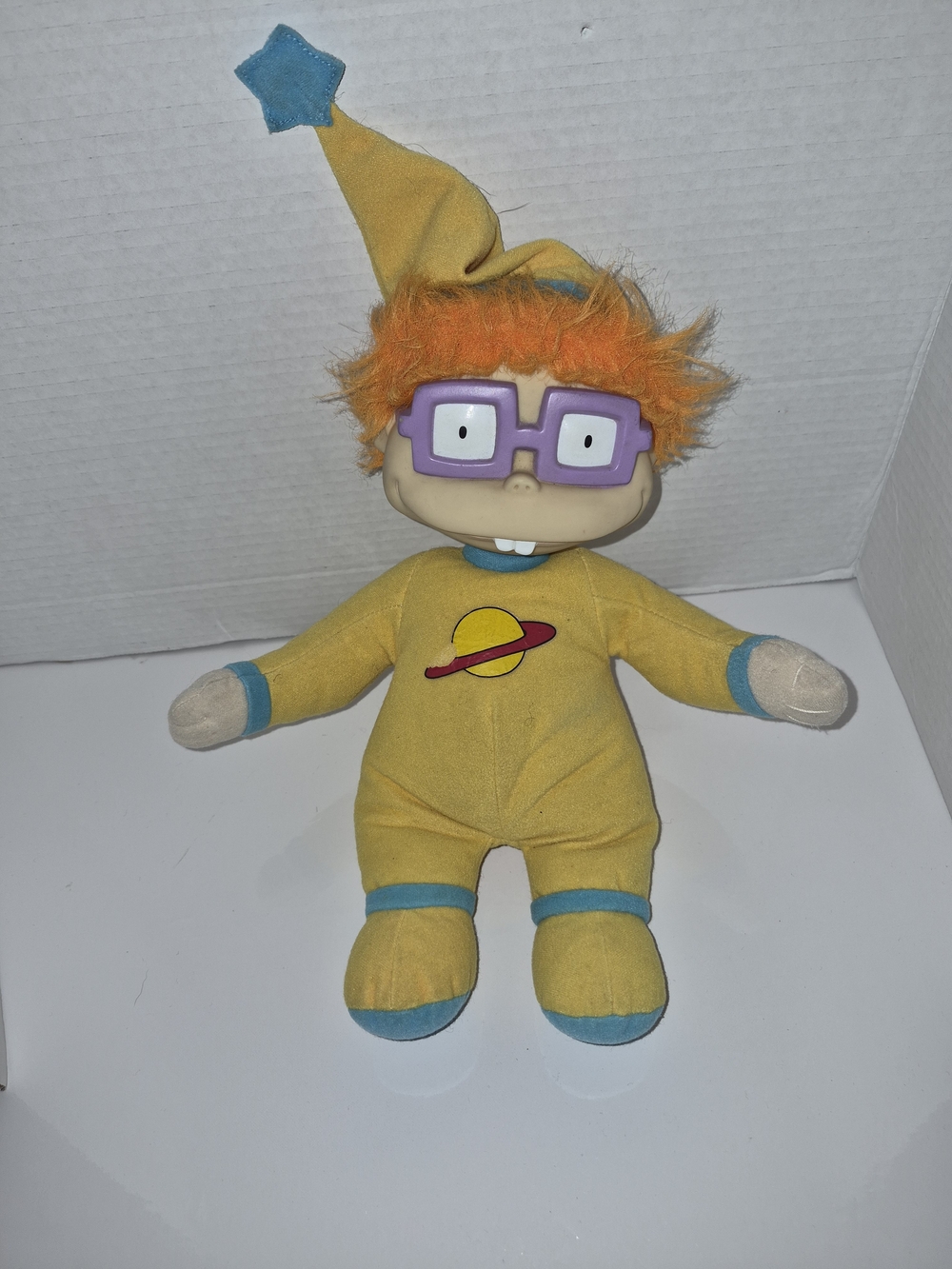 Vintage 1997 Mattel Rugrats Slumber Party Chuckie Finster plush doll